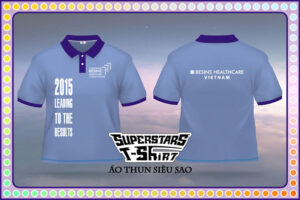 Áo thun cổ bẻ, đồng phục nhãn hàng dược Besin Đồng phục chương trình, áo thun lễ hội, đồng phục thun công ty trong những ngày vui chơi thư giãn