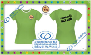 Áo đồng phục nhân viên nữ-New Sky In áo đồng phục nhân viên, in lụa áo thun, in decal áo đồng phục. In áo đồng phục giá rẻ tại Tp.HCM và Hà Nội, in áo thun nhân viên nam nữ giá rẻ