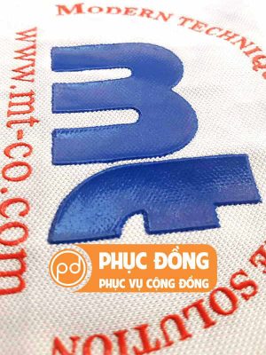 In cao vải cá sấu Poly, in cao mực in tốt, in cao mực plastisol, in cao áo thun đồng phục
