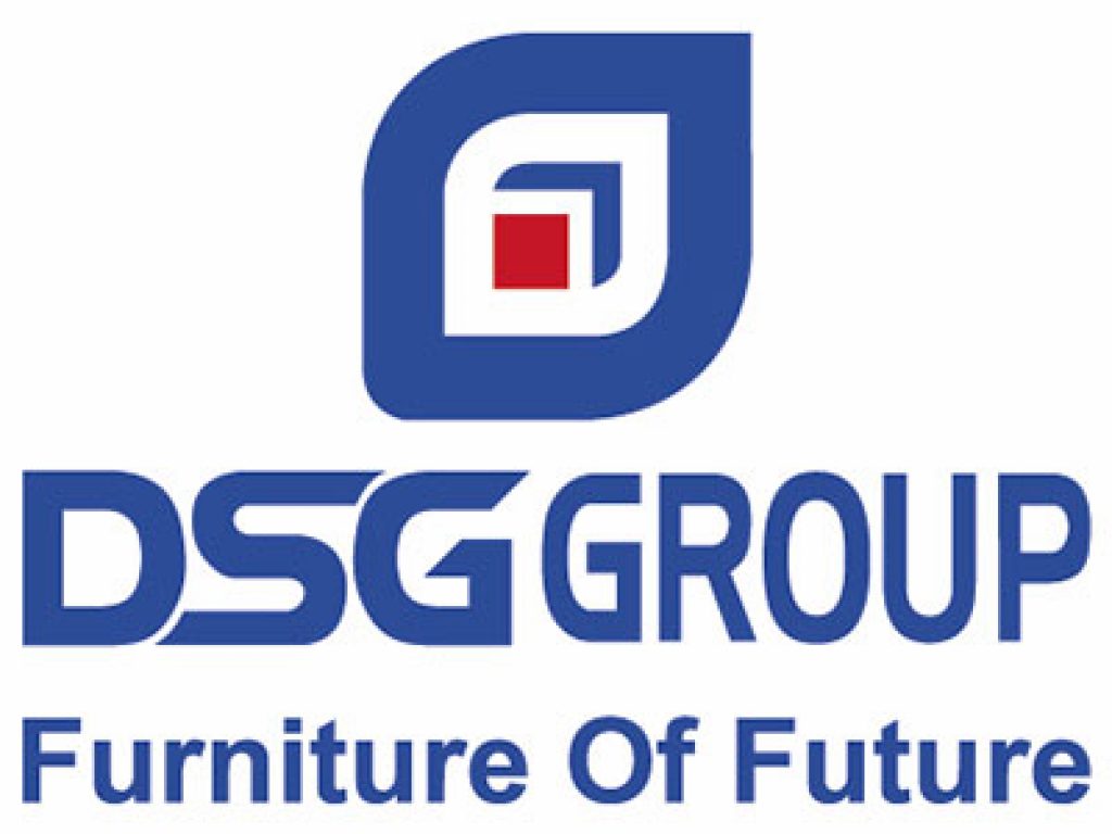 Logo in áo tập đoàn nội thất DSG