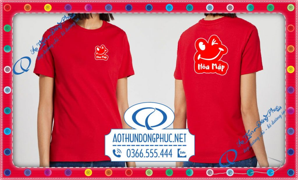 Đồng phục áo thun nữ quán Hòa Mập