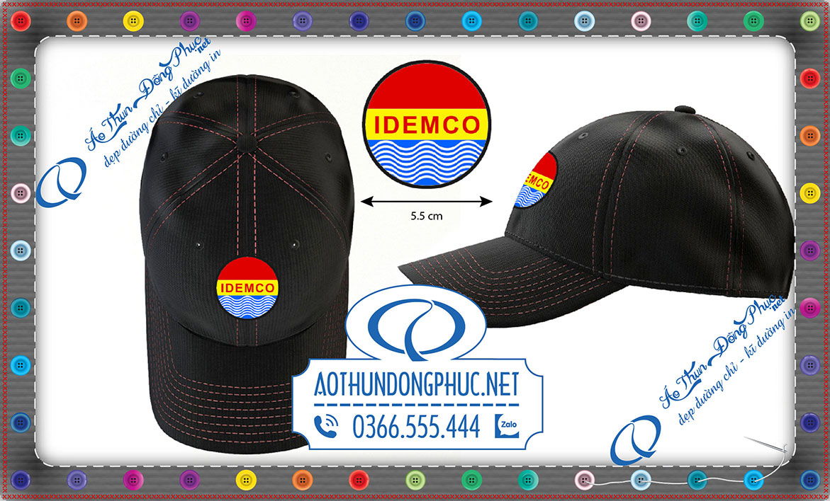 Đồng phục nón lưỡi trai công ty IDEMCO