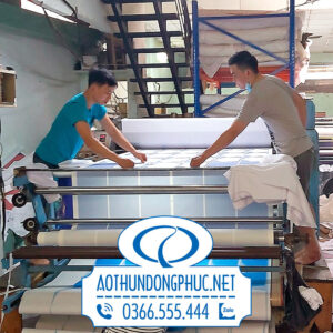 Xưởng in chuyển nhiệt trên vải đồng phục áo thun