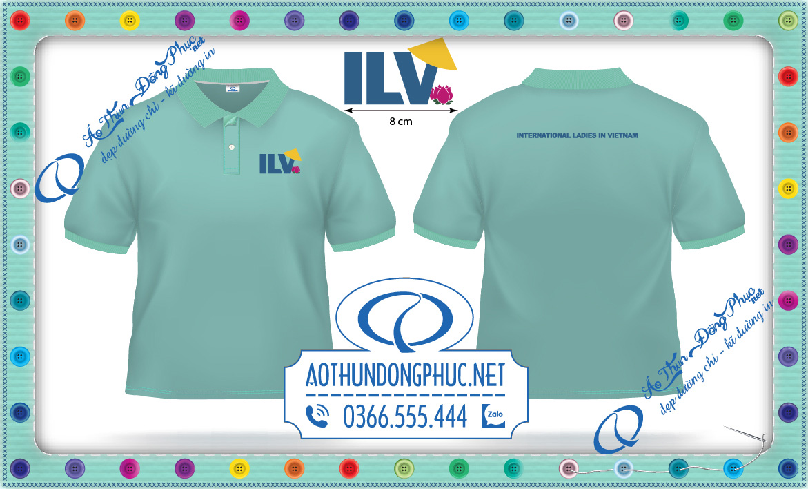 Mẫu thiết kế áo đồng phục nhóm ILV