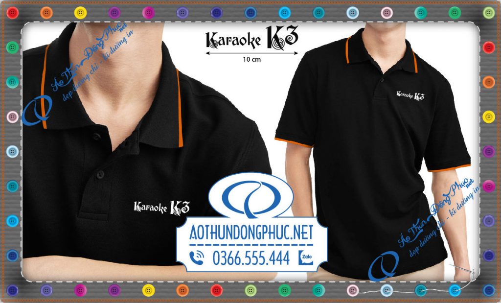 Đồng Phục Quán Karaoke K3. Đồng phục áo thun quán hát Karaoke K3