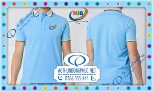 Đồng phục áo thun công nhân viên công ty MIG