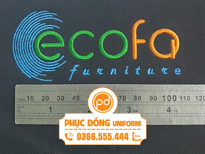 theu logo dong phuc cong ty Ecofa | Áo thun đồng phục|In áo đồng phục lớp|In áo nhóm|In áo thun