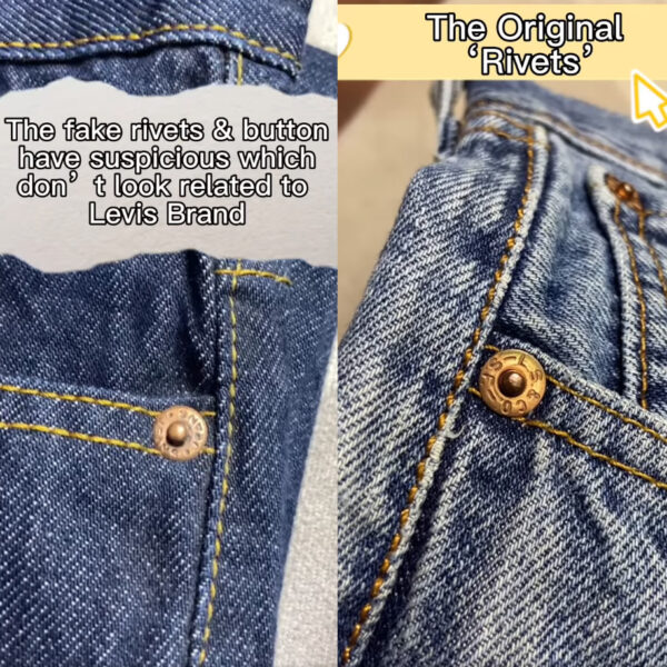 Cách nhận biết quần áo hàng hiệu thật giả từ nhãn mác thương hiệu nổi tiếng trên thế giới về quần Jean
