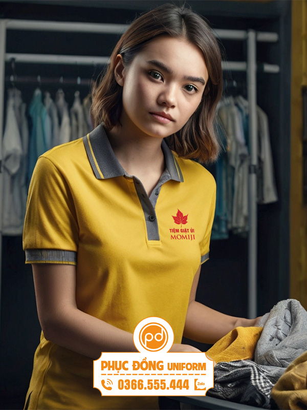 Áo đồng phục giặt ủi Momiji 1