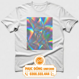 In decal áo thun hologram