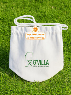 Túi vải dây rút vải bố, túi dây rút túm miệng