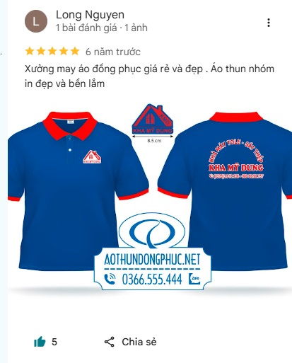Đánh giá tốt của khách hàng khi đặt may đồng phục công nhân