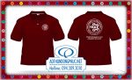 May áo thun đồng phục TKD-Singapore Mẫu áo thun đồng phục nhân viên công ty, áo thun cá sấu màu đỏ bordeaux tươi. Áo thun cá sấu màu đỏ bordeaux không ra màu, hình in chắc, bền đẹp theo thời gian