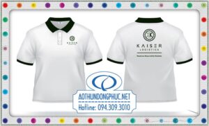 Xưởng may - áo đồng phục nhân viên văn phòng (NVVP) công ty chuyển phát nhanh (CPN) Kaiser Logistics.Áo thun giá gốc tận xưởng, xưởng may áo thun đồng phục giá rẻ tại TpHCM.Xưởng may gia công áo thun số lượng lớn, xưởng in-thêu-may áo thun đồng phục uy tín chất lượng được rất nhiều khách hàng trong và ngoài nước tín nhiệm và đặt may tại xưởng Phục Đồng.