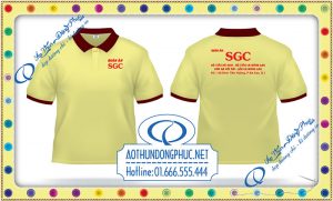 Áo phông nhân viên SGC tại Hà Nội-HCMMay áo phông, may áo phông đồng phục chất lượng, uy tín, cam kết đúng hẹn.Nhận may áo phông tại Hà Nội, áo thun đồng phục giá rẻ tại TpHCM