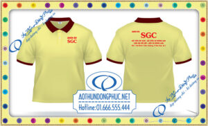 Áo phông nhân viên SGC tại Hà Nội-HCMMay áo phông, may áo phông đồng phục chất lượng, uy tín, cam kết đúng hẹn.Nhận may áo phông tại Hà Nội, áo thun đồng phục giá rẻ tại TpHCM