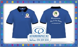 Áo thun nhóm từ thiện Nhân Tâm Việt Áo nhóm cổ bẻ, đồng phục thun cổ trụ Áo thun đồng phục nhóm cổ bẻ xẻ trụ Áo thun nhóm tình nguyện, đồng phục áo thun nhóm từ thiện