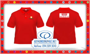 Áo thun đồng phục màu đỏ