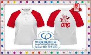 Áo đồng phục raglan tay ngắn cổ bẻ xẻ trụ cài 2 nút. Áo thun đồng phục raglan cổ bẻ, cổ trụ cài 2-3 nút