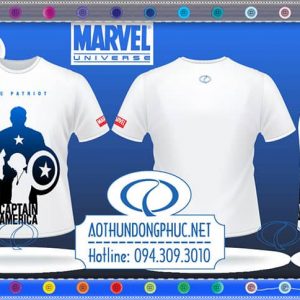 Áo thun Marvel Captain America Áo thun phim, áo thun quảng cáo phim Áo thun nam nữ đẹp, áo thun thời trang đẹp