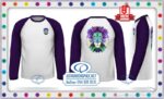 Áo thun raglan tay dài cổ tròn